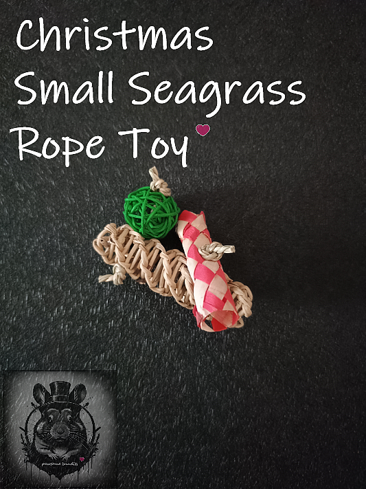Christmas Small Seagrass Rope Toy