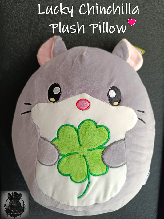 Lucky Chinchilla - Plush Pillow
