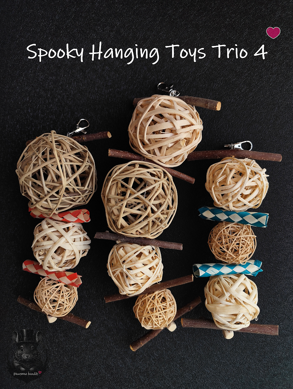 Spooky Hanging Toys Trio 4