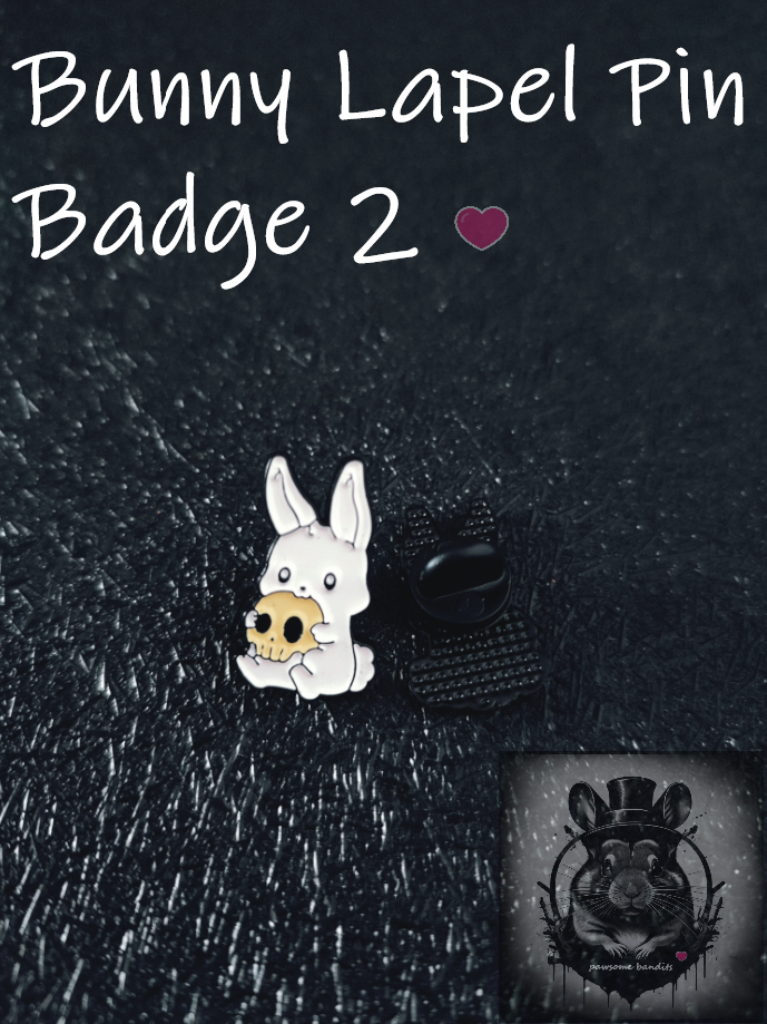 Bunny Lapel Pin Badge 2