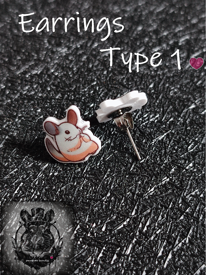 Chinchilla Earrings 1