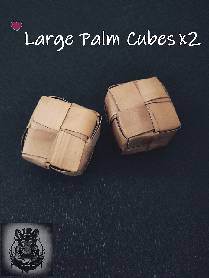 Large Palm Cubes x2