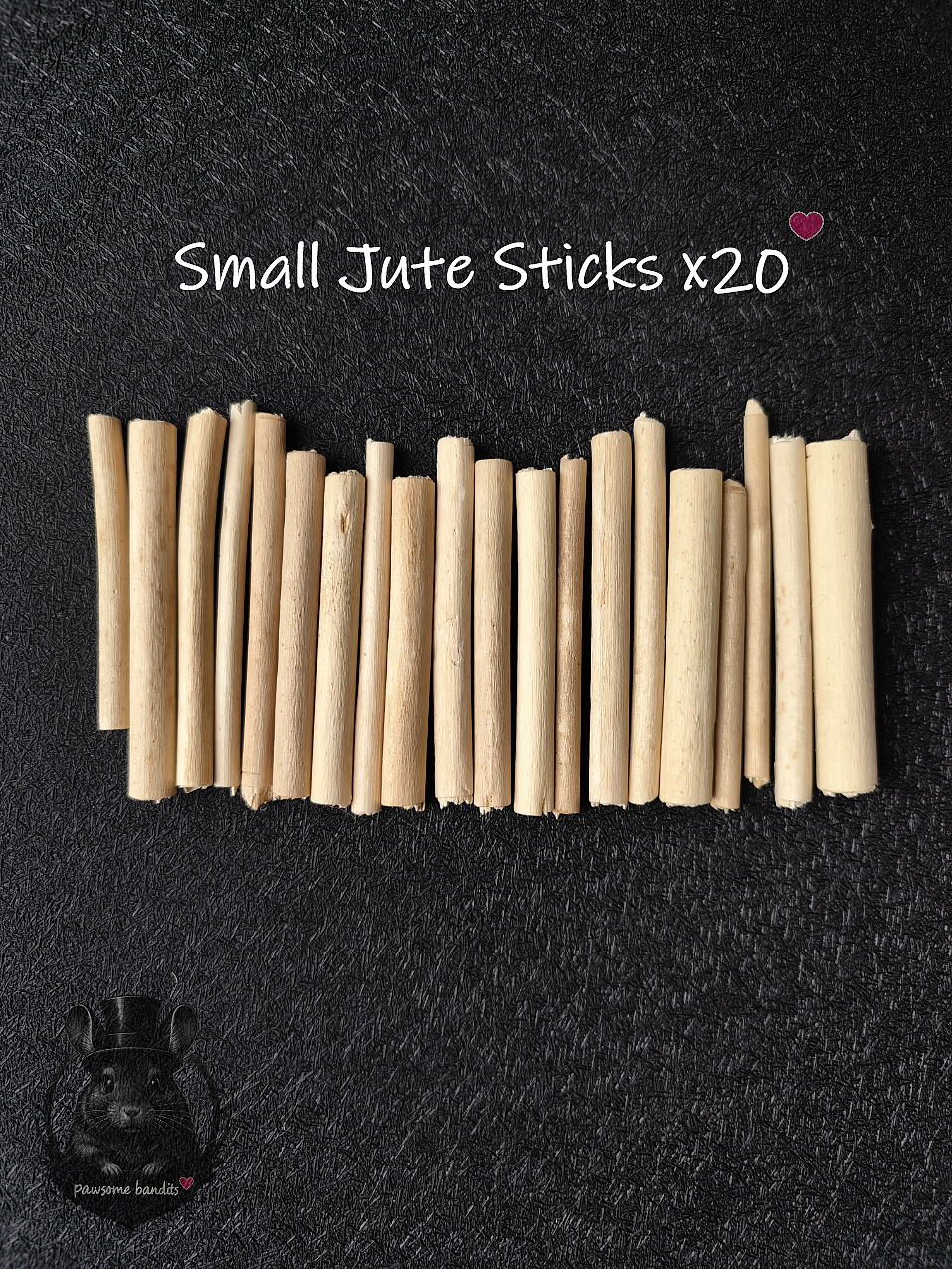 Small Jute Sticks x20