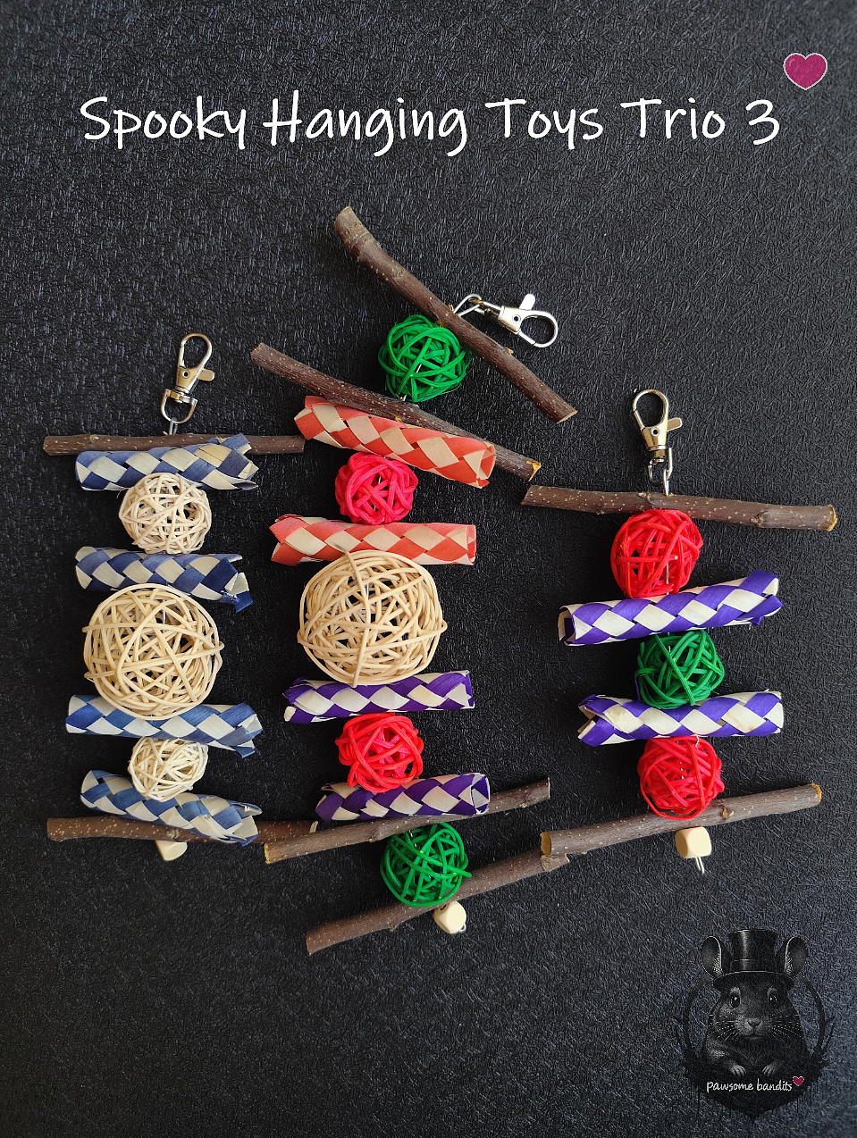 Spooky Hanging Toys Trio 3