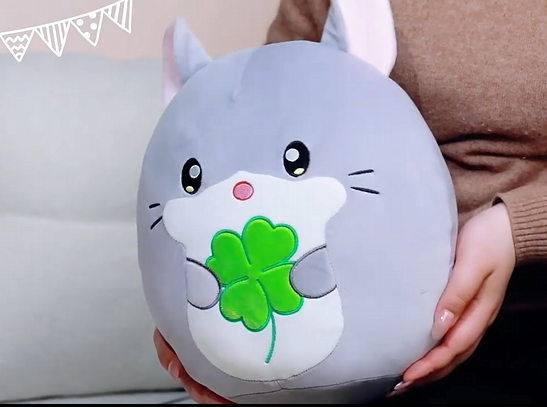Lucky Chinchilla - Plush Pillow