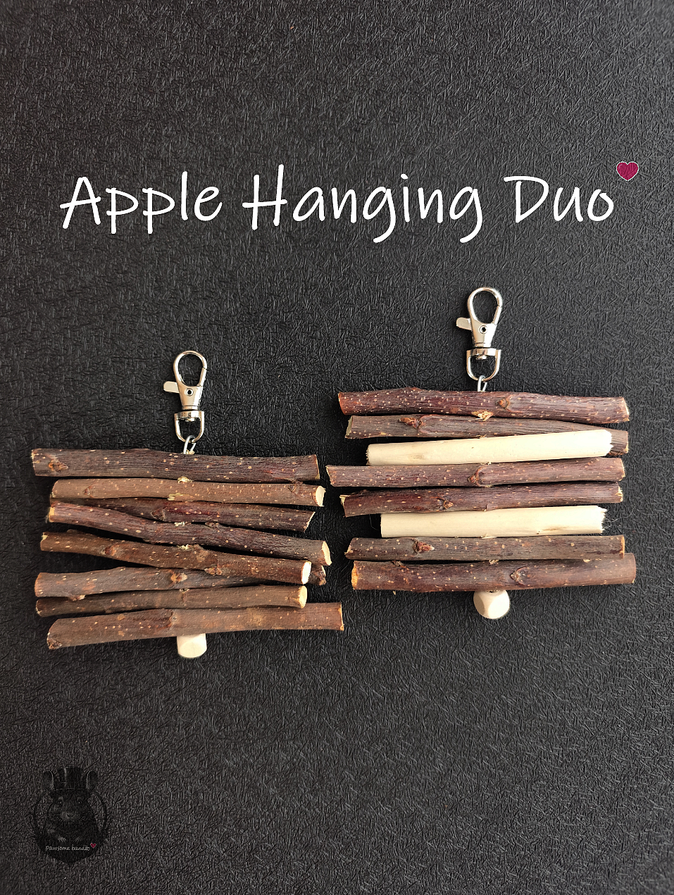 Apple Hanging Duo
