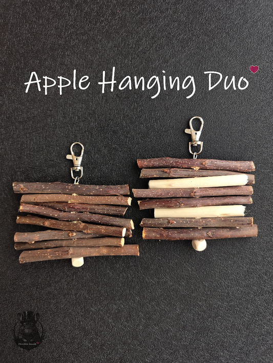 Apple Hanging Duo