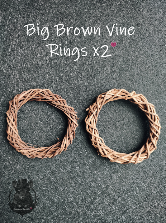 Big Brown Vine Rings