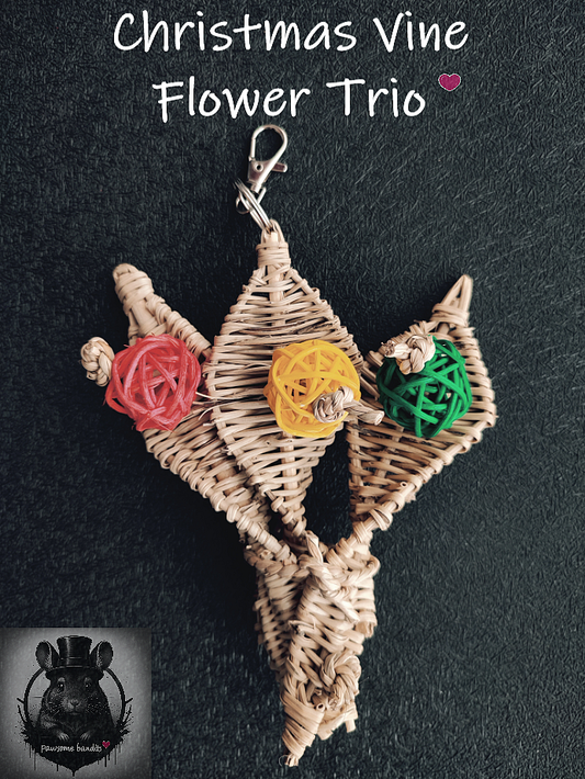 Christmas Vine Flower Trio