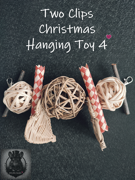 Two Clips Christmas Hanging Toy 4