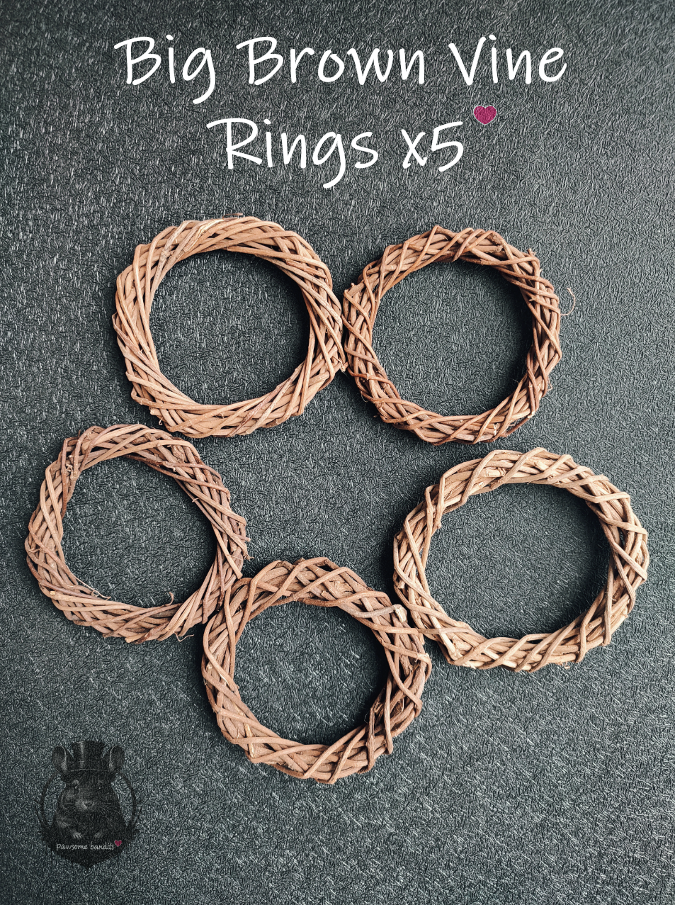 Big Brown Vine Rings