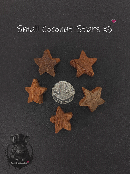Small Coconut Stars x5
