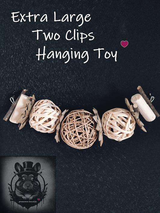Extra Large Two Clips Hanging Toy