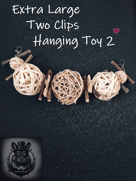 Extra Large Two Clips Hanging Toy 2