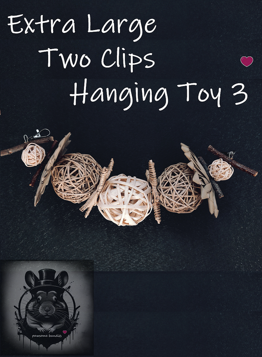 Extra Large Two Clips Hanging Toy 3