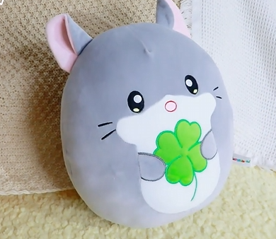 Lucky Chinchilla - Plush Pillow