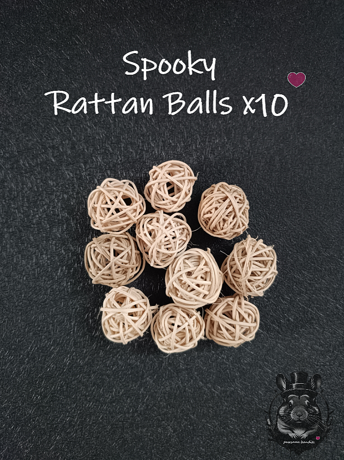 Spooky Rattan Balls